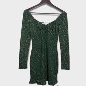 Reformation Dress‎ Anjeline Floral Ruffle Babydoll 90s Y2K Mini Sz 2